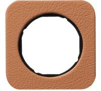 Marco 1 elementoBerker By Hager 10112364serieR1 Piel/Negro
