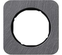 Marco 1 elementoBerker By Hager 10112384 serieR1 Pizarra Negro Brillo
