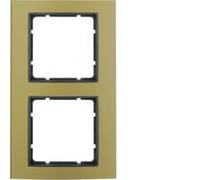 Marco 2 elementos Berker By Hager B3 10123016 Oro/Antracita