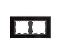 MARCO 2 ELEMENTOS NATURE CRISTAL NEGRO