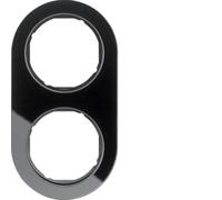 Marco 2 elementosBerker By Hager 10122016serieR.Classic Cristal Negro