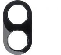 Marco 2 elementosBerker By Hager 10122045serieR.Classic Negro Brillo