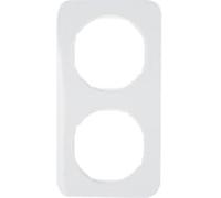 Marco 2 elementosBerker By Hager 10122189 serieR1 Blanco Brillo