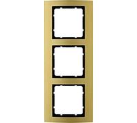 Marco 3 elementos Berker By Hager B3 10133016 Oro/Antracita