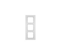 Marco 3 elementos Berker By Hager B7 10136424 Aluminio Mate