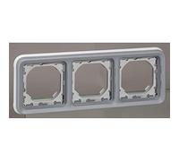 Marco 3 elementos de empotrarestanco modular Legrand Plexo 069687IP55