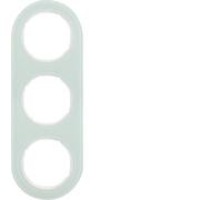 Marco 3 elementosBerker By Hager 10132009serieR.Classic Cristal Blanco