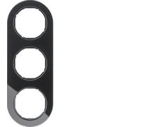 Marco 3 elementosBerker By Hager 10132016serieR.Classic Cristal Negro