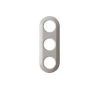 Marco 3 elementosBerker By Hager 138139serie1930 Blanco Brillo