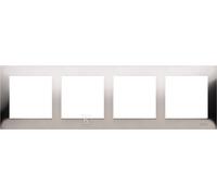 Marco 4 elementos Metal Inox IP20/IP44 Simon54 DR4/61