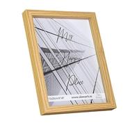 Marco 59M - Elegante marco de madera natural para fotos - Tamaños disponibles: 10x15, 13x18, 15x20, 20x25, 20x30, 30x40, 40x50 y 50x70 cm (Madera, 13x18)