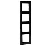 Marco A550 Cuadruple Negro Termoplastico