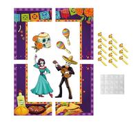 Marco Accesorio Photobooth,Día de Foto | Decoración Mexicana Día de para Carnaval Escuela Fiesta Disfraz Espectáculo