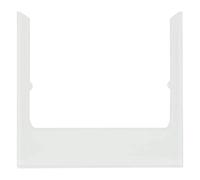 Marco angular, serie berker KNX Touch Control de hager, cristal, blanco polar
