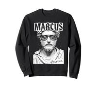 Marco Aurelio Divertida Filosofía Obtener Estoico Vintage Punk Sudadera
