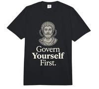 Marco Aurelio Estoicismo Filosofía estoica Filósofo Romano Comfort Colors Adult Heavyweight T-Shirt