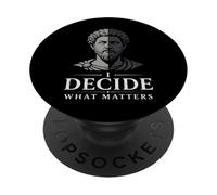Marco Aurelio Estoicismo Filosofía estoica Filósofo Romano PopSockets PopGrip Adhesivo