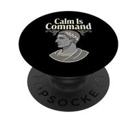 Marco Aurelio Estoicismo Filosofía estoica Filósofo Romano PopSockets PopGrip Adhesivo