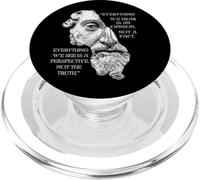 Marco Aurelio Filosofía estoica Cita del filósofo romano PopSockets PopGrip para MagSafe