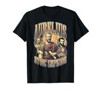 Marco Aurelio Filosofía Estoica Emperador Vintage Bootleg Camiseta