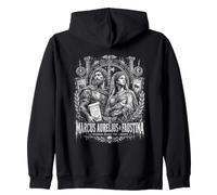 Marco Aurelio Y Faustina La Sabiduría Lleva El Sudadera con Capucha