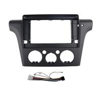 Marco Auto Radio Coche Adaptador Fascia Marco Coche, Kit Panel Ajuste Radio Tablero para Mitsubishi para Airtrek para Outlander 2001-2005, RHD LHD 9/10Pulgadas