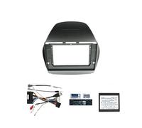 Marco Auto Radio Coche Fascia De Coche 9/10, 1" para Hyundai para Tucson para IX35 2010-2015 Panel Radio DVD, Kit Tablero, Adaptador Instalación, Marco Consola
