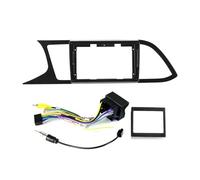 Marco Auto Radio Coche Fascia De Radio Coche 9 Pulgadas para Seat para Leon 3 MK3 2012-2020, Panel Adaptador Marco, Cable Montaje Tablero, Accesorio Canbus