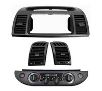 Marco Auto Radio Coche Kit De Marco Cubierta Rejilla Panel Salida Aire Acondicionado para Toyota para Camry 2002 2003 2004 2005 2006