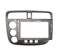 Marco Auto Radio Coche Marco De DVD para Coche, Adaptador Conexión Audio, 9 Pulgadas, 2 DIN, MP5, Fascia, Kits Embellecedor Tablero Planel para Civic 2000-2006
