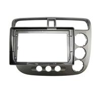 Marco Auto Radio Coche Marco De DVD para Coche, Adaptador Conexión Audio, 9 Pulgadas, 2 DIN, MP5, Fascia, Kits Embellecedor Tablero Planel para Civic 2000-2006