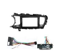 Marco Auto Radio Coche Marco De Fascia para Radio Coche para Kia K5 para Optima 2011-2015 Adaptador Cable Alimentación Arnés Cables Panel 9 Pulgadas (LHD RHD)