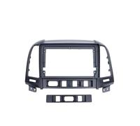 Marco Auto Radio Coche Marco De Reproductor Fascia para Radio Coche, Embellecedor Cubierta Tablero Estéreo 2 DIN, 9 Pulgadas, para Hyundai para Santafe 2006-2012