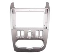Marco Auto Radio Coche para Dacia para Sandero para Logan 2008-2011 9Pulgadas Radio De Coche Fascia Panel Vídeo Reproductor Audio Dash 2 DIN Kit Montaje Marco