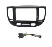 Marco autorradio Para Kia para Rio 2005-2011 | Cubierta dinar de las fascias radio estéreo del coche de 7/9 pulgadas(Frame-black-B-cord)