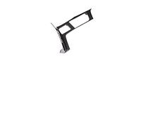 Marco Botón Coche Para Corvette Para C7 Para Z06 2014-19 ABS Estilo De Coche Control Central Portavasos Panel Marco Pegatina Autopartes(Carbon Fiber)