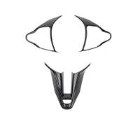 Marco Botones Del Volante Para Hyundai | Embellecedor cubierta inferior del faldón delantero para Veloster JS N 2019-2023 e i30 N(Fibra de carbon)