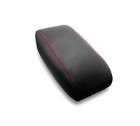 Marco Caja Cambios Automóvil Para Toyota Para 4Runner 1996 1997 1998 1999 2000 2001 2002, Cubierta De Cuero De Microfibra Para Reposabrazos Central, Pegatina Embellecedora(Black red line)