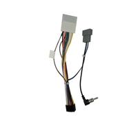 Marco Carcasa Radio Coche Reproductor MP5 Estéreo Unidad Principal 2DIN Cubierta Tablero para Nissan para Marzo para Micra K12 2002-2010 POMPOMPUR(Wire)