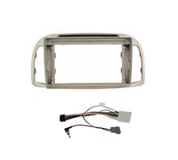 Marco Carcasa Radio Coche Reproductor MP5 Estéreo Unidad Principal 2DIN Cubierta Tablero para Nissan para Marzo para Micra K12 2002-2010 MENSUNUBNM(Frame Wire)