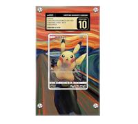 Marco compatible con Pokémon Pikachu 288/SM-P Scream Munch - Museo Munch - Estuche protector de tarjetas de arte extendido Pokémon CGC
