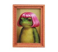 Marco con Imanes de Rana Graciosa,Decoración De Hogar Pequeña De Madera Y Graciosa - Imanes De Lindos - para Cocina Oficina Ventana Navidad Acción de Gracias Fiesta Invierno Carnaval Amigos y Hogar