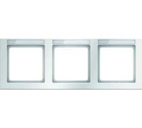 Marco con portaetiquetas 2E H, Q.3, blanco polar, aterciopelado