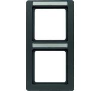 Marco con portaetiquetas 2E V, Q.1, antracita, aterciopelado