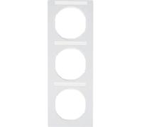 Marco con portaetiquetas 3EV, R.3, blanco polar, brillo