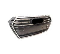 Marco cromado con máscara de parrilla negra y orificios para sensores de estacionamiento para Audi A4 2015-