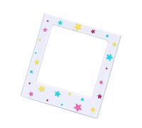 Marco cuadrado con bordes decorativos para instalación de oficina en casa, marco decorativo