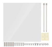 Marco de acrílico para Placa Base, Juego de Soportes Transparentes de Bricolaje para Placa Base de computadora, Caja de computadora de overlock de acrílico Transparente de Marco Abierto,Soporte