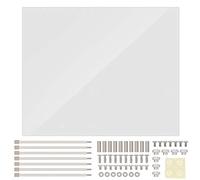 Marco de Acrílico para Placa de Polilla ATX, Marco Transparente Abierto, Caja de Computadora Overlock de 4 Mm, Soporte de Base para Bricolaje, Banco de Pruebas para PC, para Pruebas, Overclocking o Ju