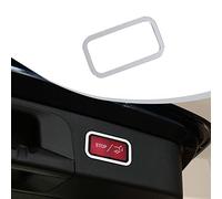 Marco de aleación de aluminio adhesivo con recorte 3D para el botón de la puerta del maletero del coche, para GLC X253 GLK GLA CLS GLE GLS S Clase